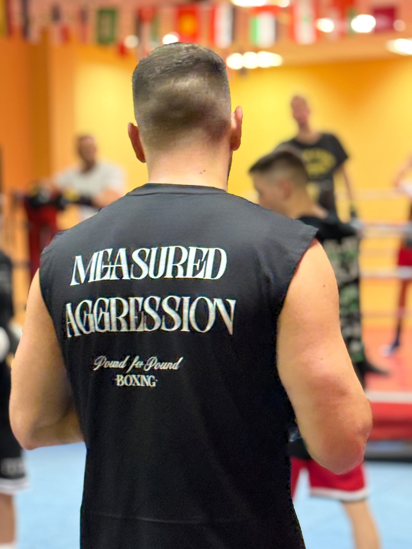 Sparing tank top „Measured aggression”