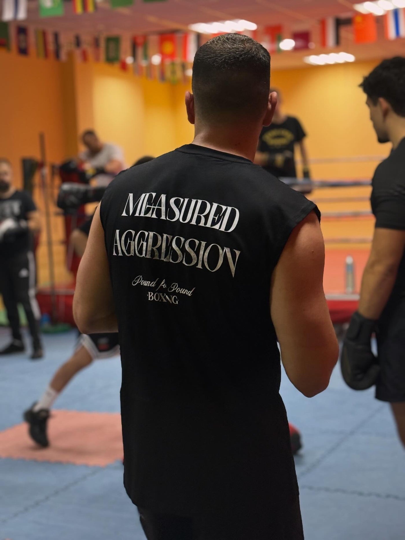Sparing tank top „Measured aggression”